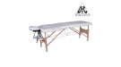 Массажный стол DFC NIRVANA, Relax, дерев. ножки, цвет кремовый (Cream)