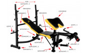 Скамья под штангу Dfc D7828