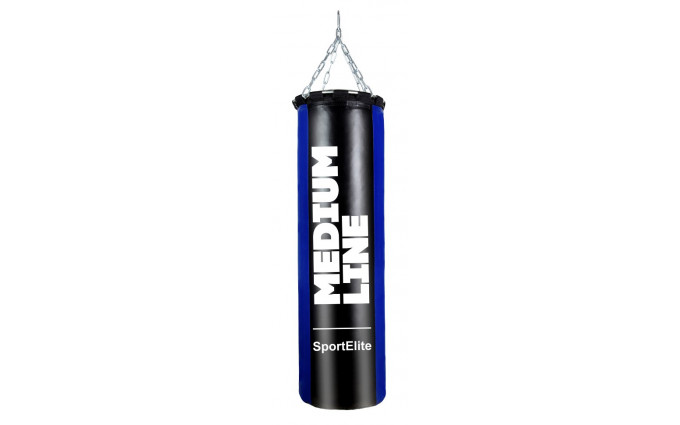 Мешок боксерский SportElite MEDIUM LINE  70см, d-30, 25кг, сине-черный