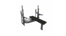 Скамья-стойка домкратная для жима лежа со страховочными упорами Olimpic Bench