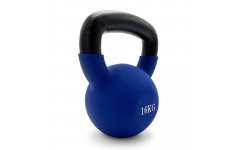 Гиря UNIX Fit виниловая 16 кг Blue